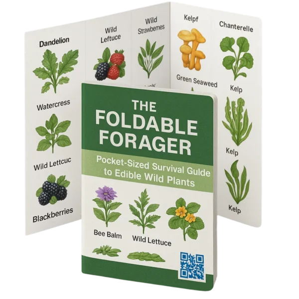 The Foldable Forager™ – Pocket-Sized Survival Guide to Edible Wild Plants